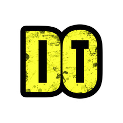 Do it. Creative lettering isolated on a white background. Design element. Motivational sticker. Business. Lifestyle. Background.