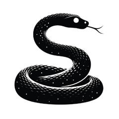 Naklejka premium Silhouette Snake vector
