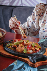 Fresh and delicious hot food