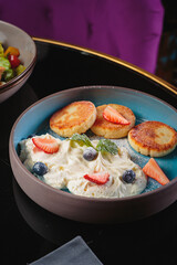 Delicious porridge with an interesting presentation