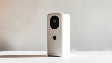 Modern White Camera: A Sleek and Minimalist Design for Capturing Stunning Images and Videos
