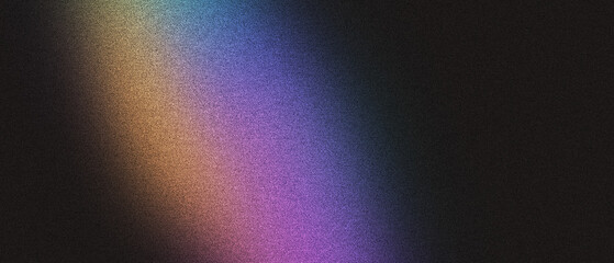 Abstract gradient texture with vibrant color spectrum and noise effect
