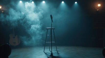 Stage Setup for a Performance