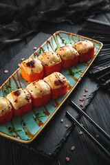 Delicious and fresh filled rolls