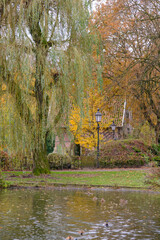 Herbstzeit im Dorf Weseke im M&uuml;nsterland