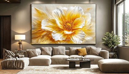 Blank wood a4 frame mockup interior background, looped motion, 3d rendering. Empty vertical art canvas with framework. Clear decoration grunge panel for painting template.