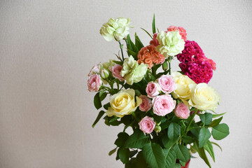 カラフルな花束