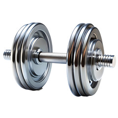 Naklejka premium big dumbbell on transparent background