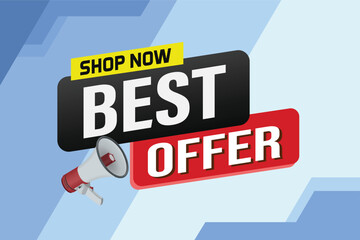 best offer poster banner graphic design icon logo sign symbol social media website coupon

