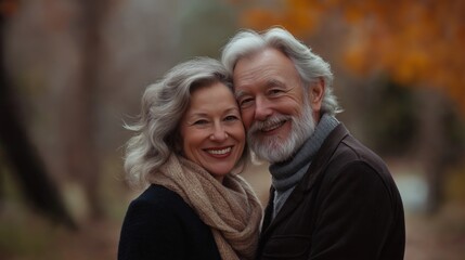 Fototapeta premium A joyful couple enjoys their time together on Valentine's Day in natural light
