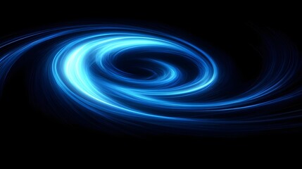 abstract blue spiral