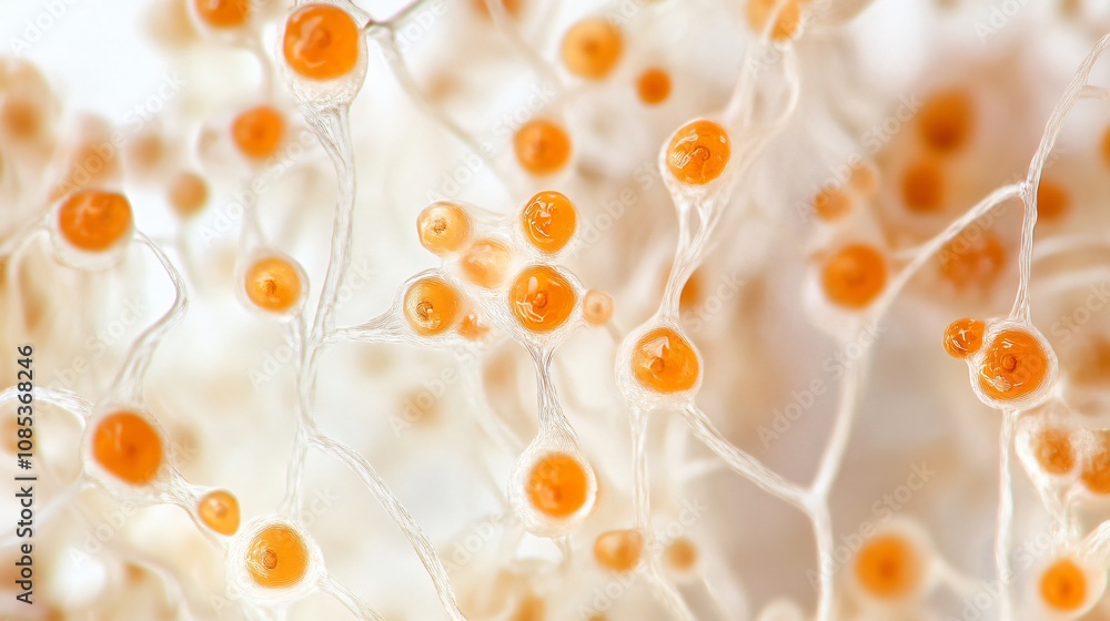 Poster microscopic view of cellular structures: a captivating glimpse into the building blocks of life