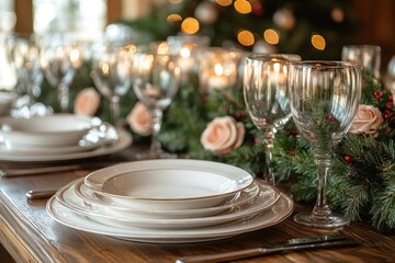 Festive Table Setting