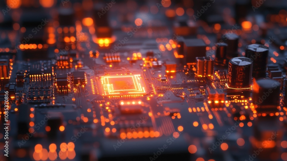 Poster circuit electronics backgrounds technology. image