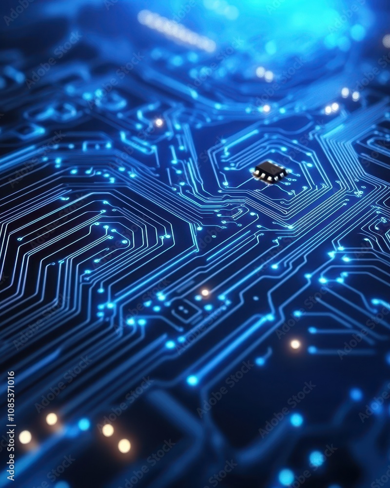 Poster circuit electronics backgrounds technology. image .