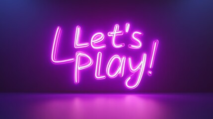 Obraz premium A neon sign that says 