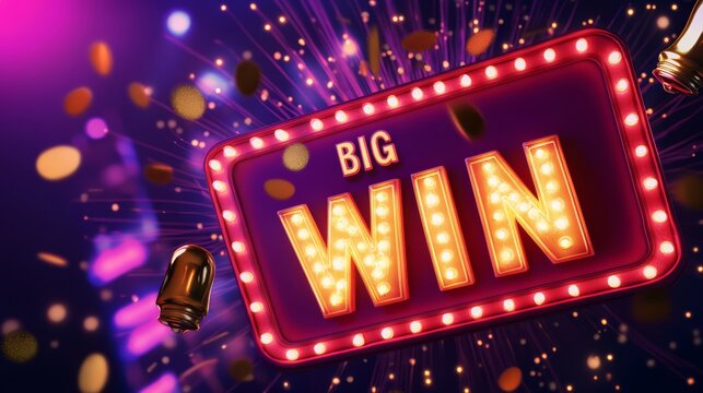 Big Win Celebration: Casino Jackpot Sign 