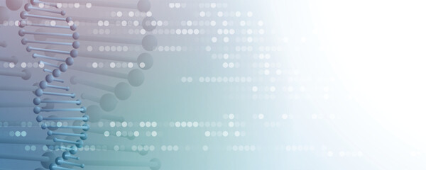 Abstract DNA Science and Technology concept
