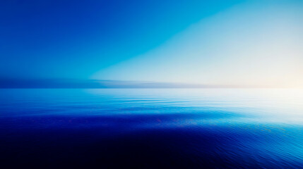 A soothing blue gradient background with smooth transitions, fading from a deep navy blue at the edges to a lighter sky blue toward the center.