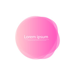 Pink shape, Pink bubble, Pink label, pink speech