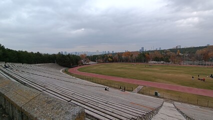 Middle East Technical University Campus in Autumn.