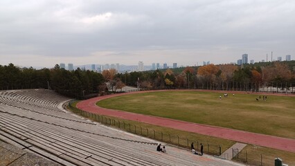 Middle East Technical University Campus in Autumn.