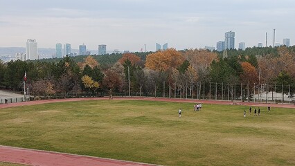 Middle East Technical University Campus in Autumn.