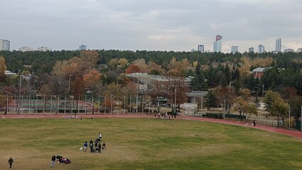 Middle East Technical University Campus in Autumn.