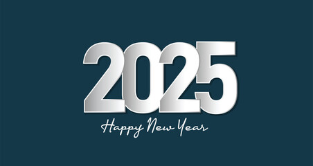 Happy new year 2025 background banner. Happy New Year 2025 greetings and celebrations