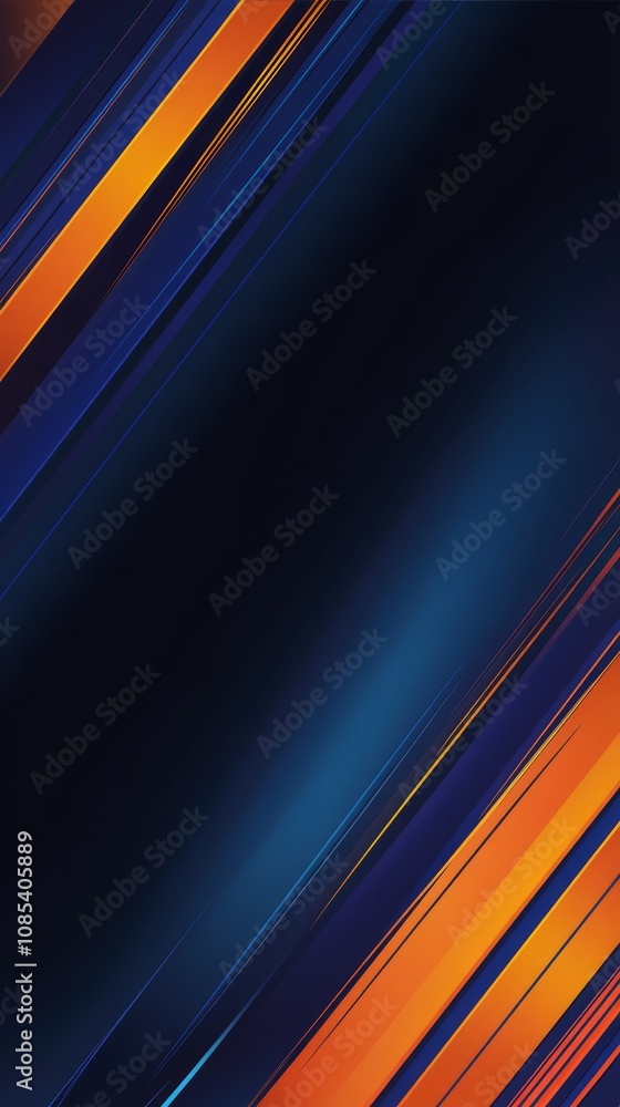 Poster abstract speed: a dynamic abstract background with a dark blue gradient, accented by a diagonal patt