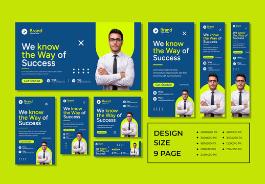 Creative Business Web Banner Ads Design Template