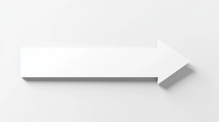 Blank white arrow label traffic road symbol.Signage and banner design. --ar 16:9 --style raw --v 6.1 Job ID: e14158d6-e72f-481c-8893-ca1030a6719e