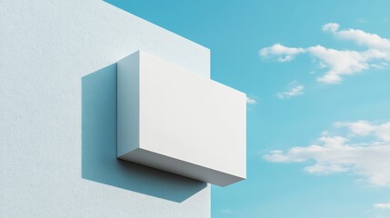 Modern Building Signage Mockup 