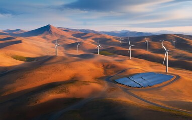 Sustainable Energy Landscape: Wind and Solar Power