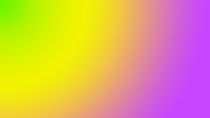 Neon green yellow and violet colorful circle gradient background.