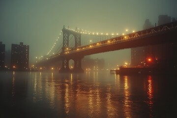 Fototapeta premium Manhattan bridge, New york,United states of America