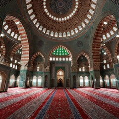 Obraz premium Stunning Mosque Wallpapers for Your Device: Beautiful Islamic Architecture and Designs