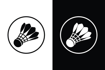 Download Badminton Cork Silhouette Vector Perfect for Sports Designs.