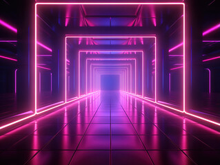 Fototapeta premium Generous Neon wallpaper background