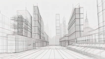 Fototapeta premium abstract architectural background
