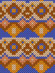 Knit seamless pattern print. Seamless pattern. Knit sweater pattern background abstract. seamless pattern with flowers