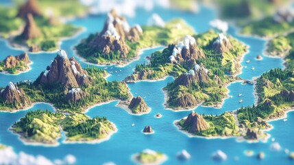 3D Isometric Tourism Map: Planning and Development of Scenic Routes