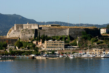 Fototapeta premium New Fort, Corfu Town, Corfu, Greece 