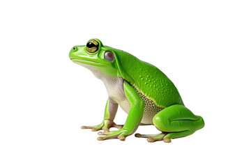 Obraz premium frog on white background