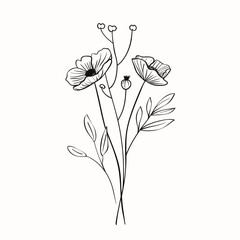 Flower Bouquet PNG Meadow Flower Transparent PNG