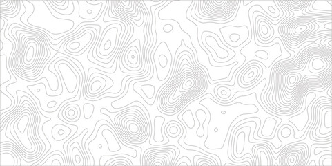 Abstract background with topographic map white background. The stylized height of the topographic map contour in black lines. gradient multicolor wave curve lines banner background design.