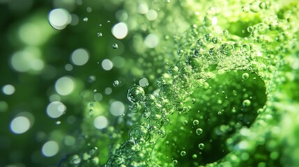 Scientists in a laboratory are exploring the potential of algae fuel as a sustainable alternative to fossil fuels. Algae fuel, or algal biofuel, holds promise as a renewable