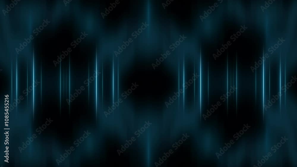Poster futurestic technology line. dynamic neon waves in purple and blue creating a vibrant abstract backgr