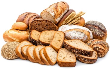Fototapeta premium Assortment of Freshly Baked Bread and Rolls