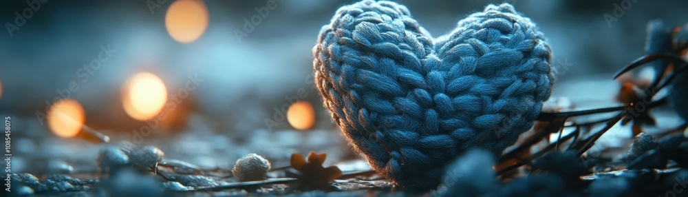 Aufkleber digital heart woven pattern, modern emotion, affection, and empathy a stunning abstract image of a h